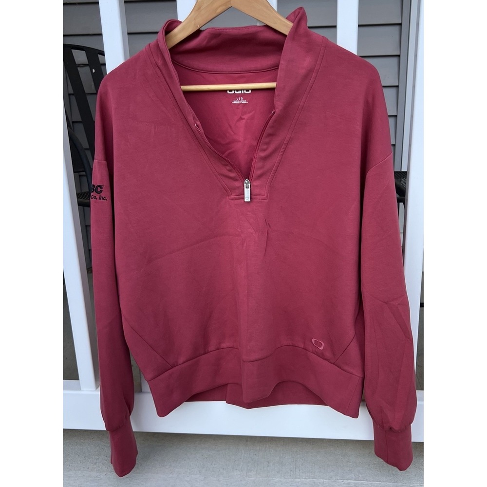 READ Description- NWOT - OGIO Women's Transcend Quarter Zip Soft Ruby Size Large